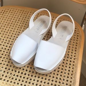 Solillas Balearic Islands Spanish (like Pons Avarcas) Leather Platform Flatform